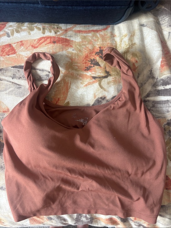 aerie Tops - aerie Rust Scoop Neck Tank Top